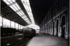Interior de la Estación del Norte. 1880.