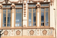 Detalle de edificio modernista