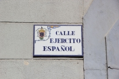 Calle Ejercito español, dónde vivían mis abuelos