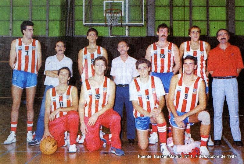 Atlético de Madrid de baloncesto. Temporada 1987-1988.