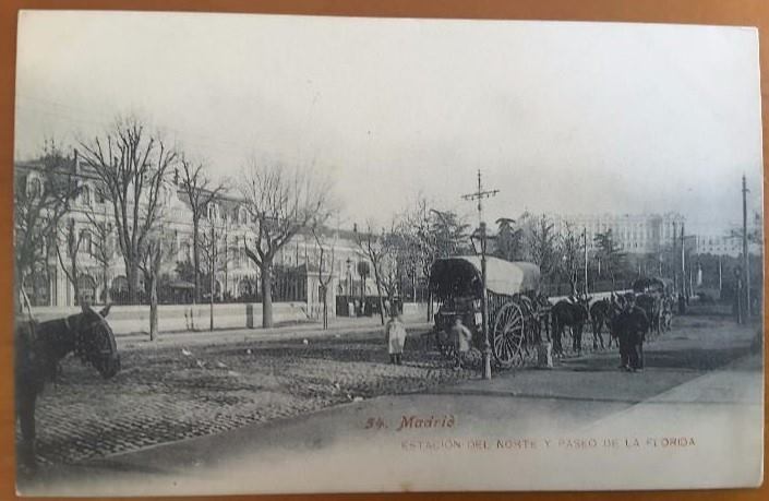 Estación del Norte y Paseo de la Florida.