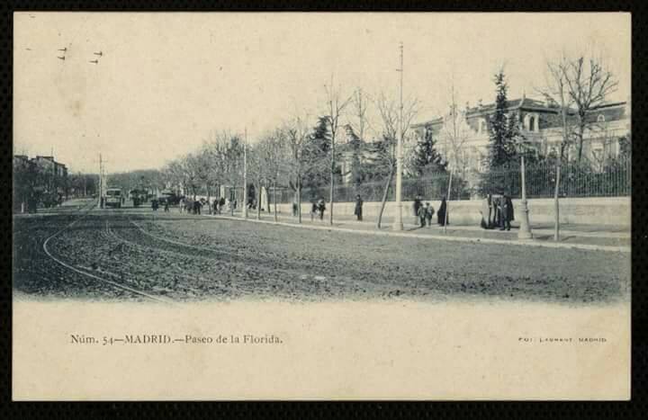 Paseo de la Florida. 1903.