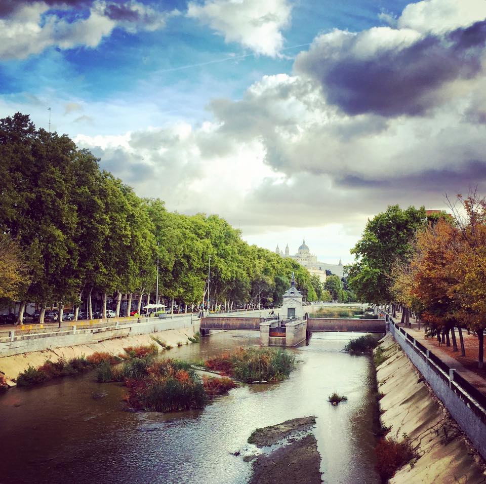 Río Manzanares desde el Puente de la Reina.