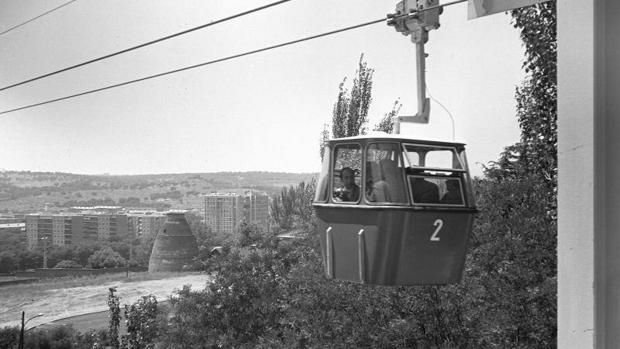 Teleférico Casa de Campo. 1969.